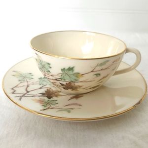 22 Piece Vintage Lenox Westwind Tea Cups and Saucers